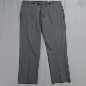 Crosby & Howard 38 x 30 Gray Heather Straight Flex Dress Pants‎